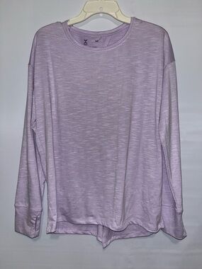 XERSION Iris Blossom SD Wicking Athletic Long Sleeve Size M NWT